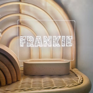Personalised LED Night Light - Mandala