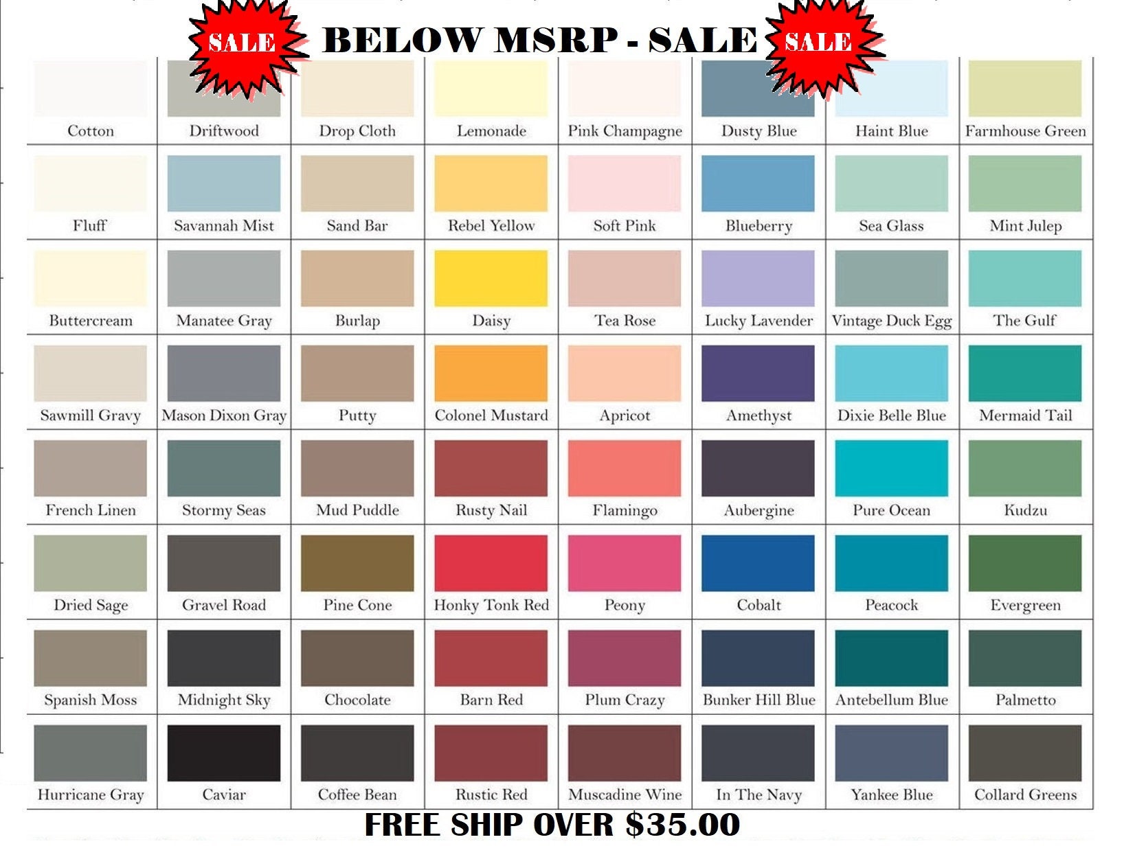 Dixie Belle Chalk Mineral Paint | Full Coverage | BELOW MSRP | Furnit…