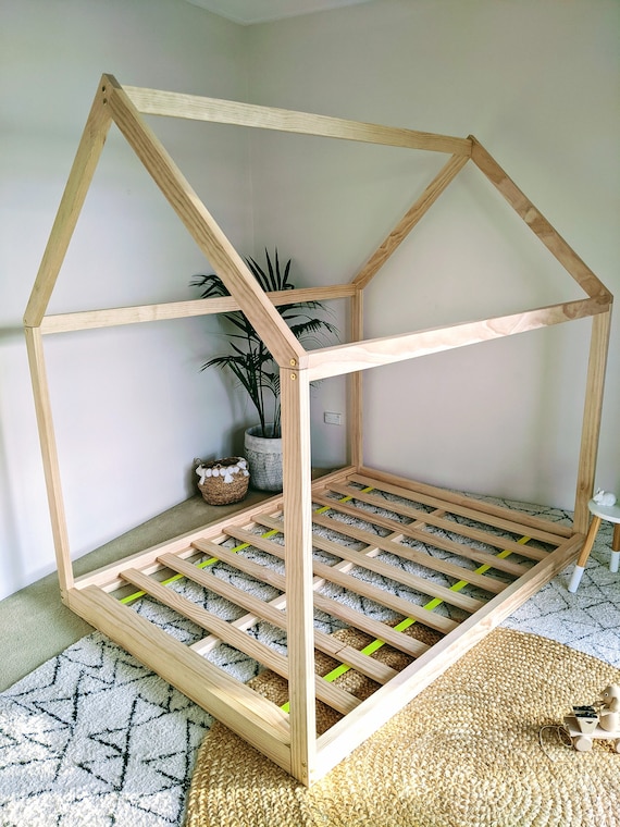 House Floor Bed Double King Single Queen Premium Etsy