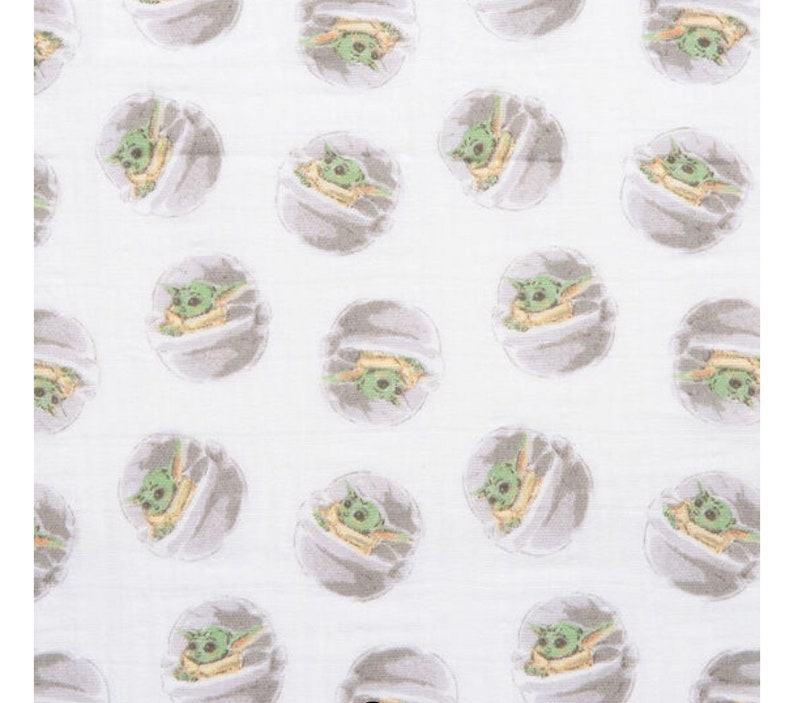 Grogu Baby Swaddle Mandalorian Baby Yoda Blanket Cotton Etsy