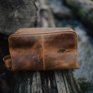 Buffalo Leather Dopp Bag image 3