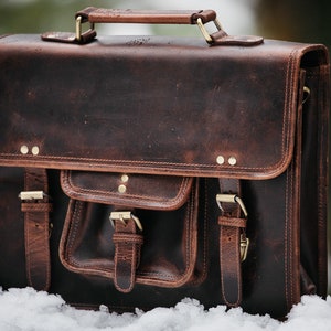 Buffalo Leather Briefcase image 2