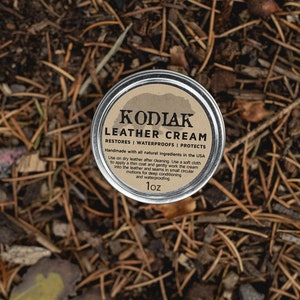 Kodiak Leather Cream 1 oz. Tin image 1