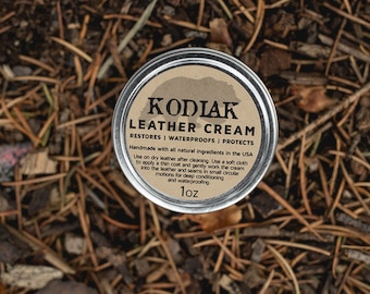 Kodiak Leather Cream 1 oz. Tin