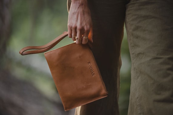 Kodiak Leather Clutch