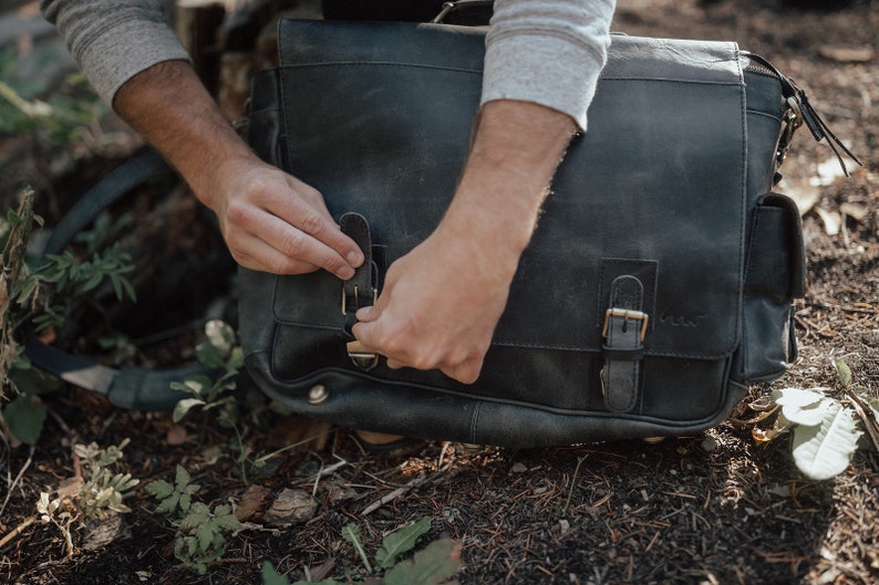 Sitka Leather Messenger image 9