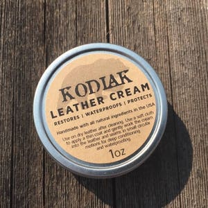 Kodiak Leather Cream 1 oz. Tin image 2