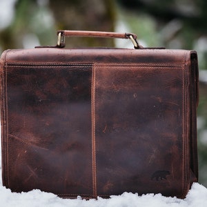 Buffalo Leather Briefcase image 3