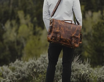 Sitka Leather Messenger