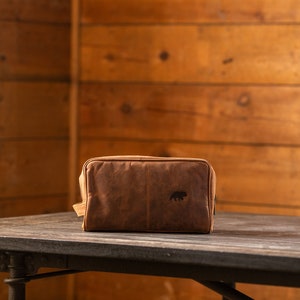 Buffalo Leather Dopp Bag image 9