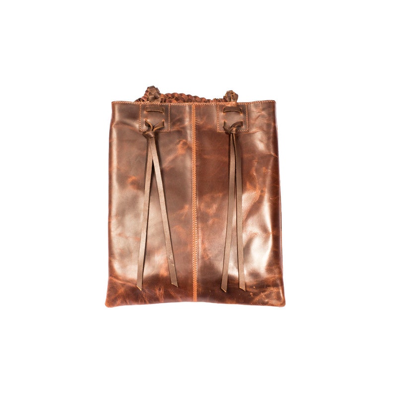 Braided Leather Tote