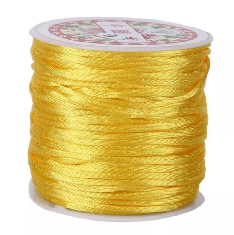 5 MTS Satin Nylon Cord Hilo Satin 2mm 5 Meters Satin Cord Etsy