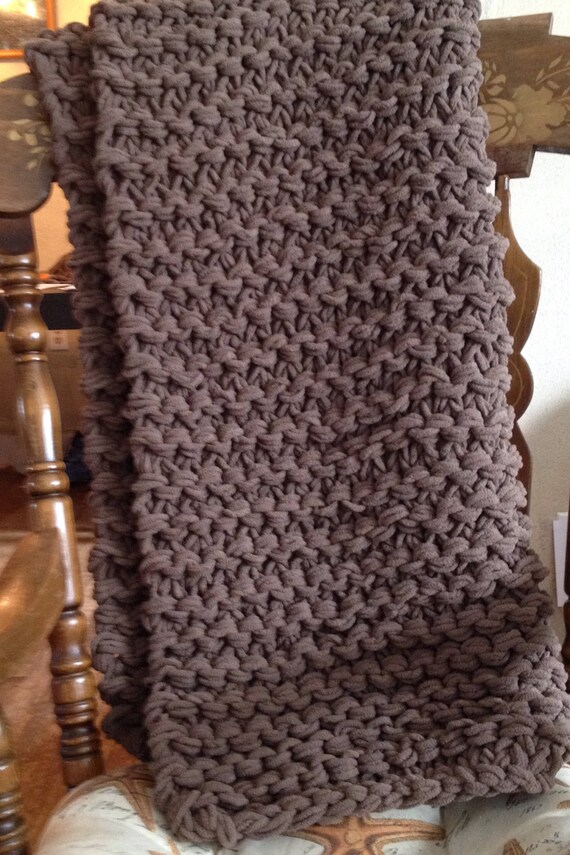 Brown Knit Lap Blanket Hand Knit Wheelchair Blanket Gifts for Etsy