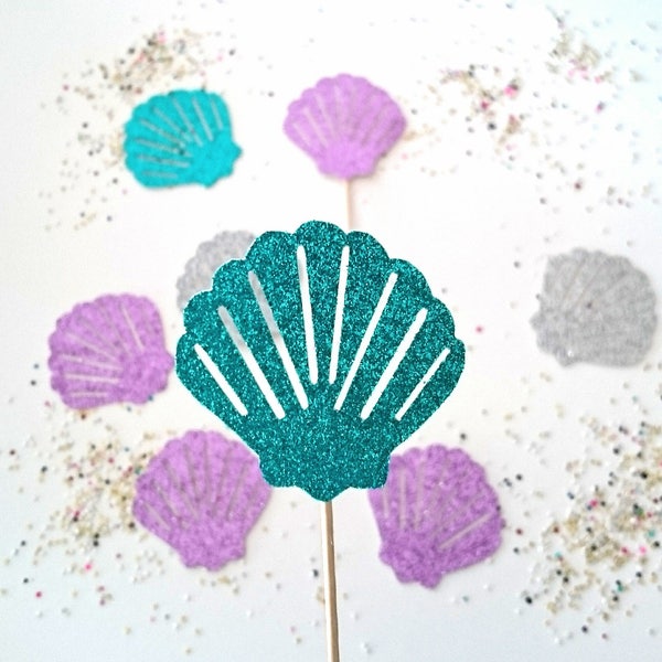 mermaid cupcake toppers,Last Splash, Shell cupcake toppers,first birthday, under the sea birthday, cake topper, happy birthday, 1st birthday