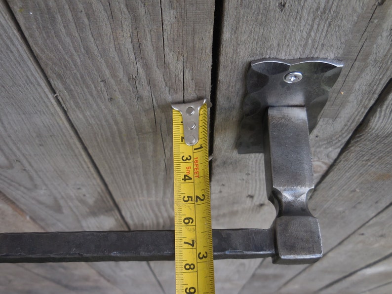 Wrought iron towel bar Bathroom Accessories Wrought iron Etsy