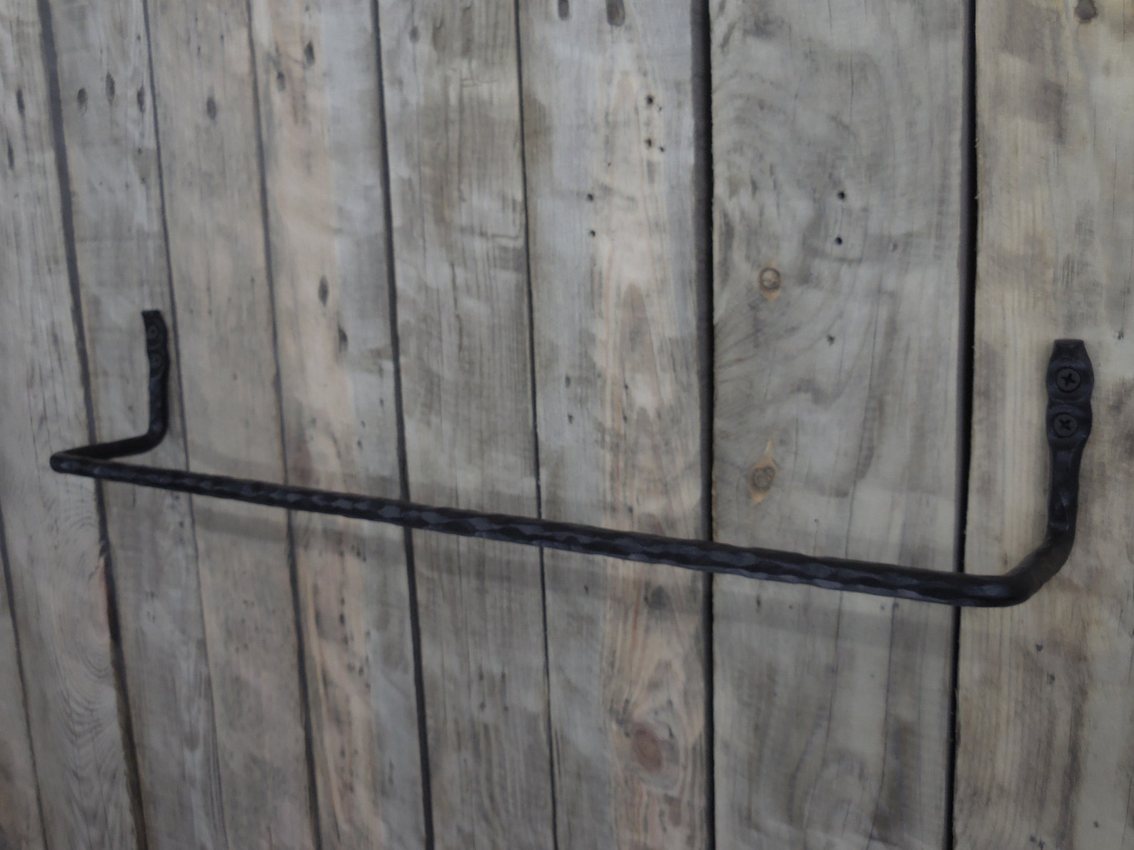 Wrought iron hand towel bar 18 Bathroom Accessories Etsy