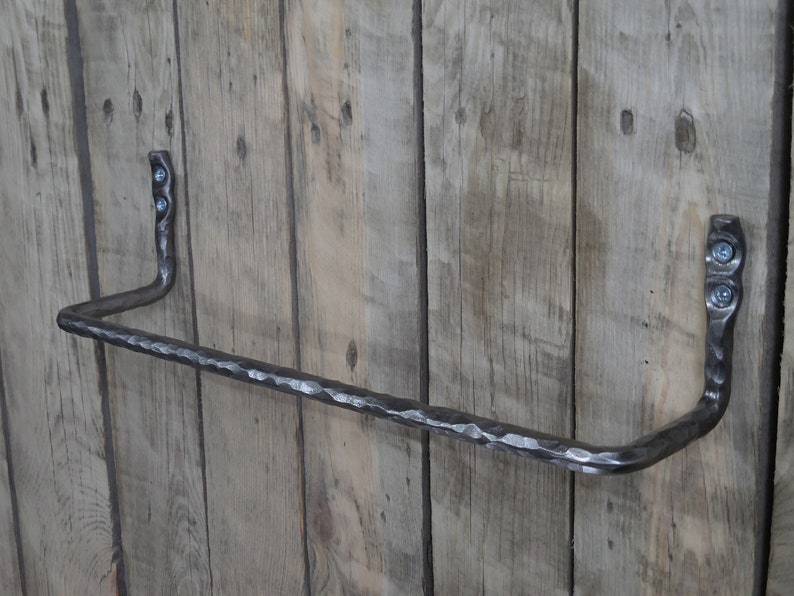 Wrought iron hand towel bar 12 Bathroom Accessories Etsy