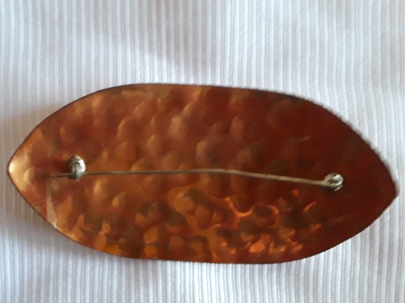 Copper Pin -- Handmade -- 1950s - image 2