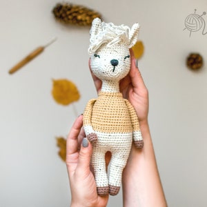 Crochet Llama toy, Crochet Alpaca toy, Amigurumi Llama, Amigurumi Alpaca, Sleepy Llama, Toy for newborn