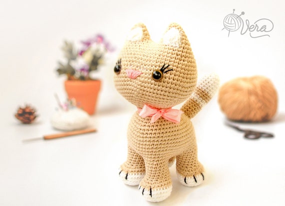 crochet cat doll
