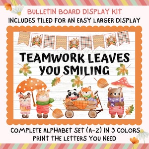 Herbst, Erntedank Tiere, Ernte, Teamwork, Pinnwand Kit