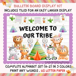 Bulletin Board Paper Borders Classroom Décor Wild Animals Zoo