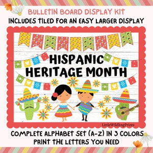 Hispanic Heritage Month Bulletin Board Kit