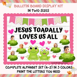 Jesus Valentines Day Bulletin Board, February Bulletin Boards Kit