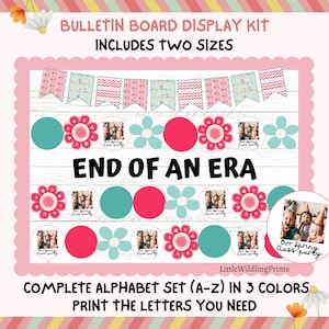 Era Bulletin Board Kit, End Of Year Bulletin Board, Friendship Bracelet Bulletin Board, Graduation Bulletin