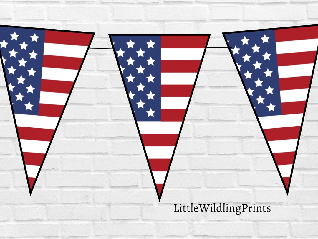 american-us-flag-banner-bunting-printable-mantel-united-states-digital-download-instant-independence-day-4th-july-party-decor-home-school-etsy