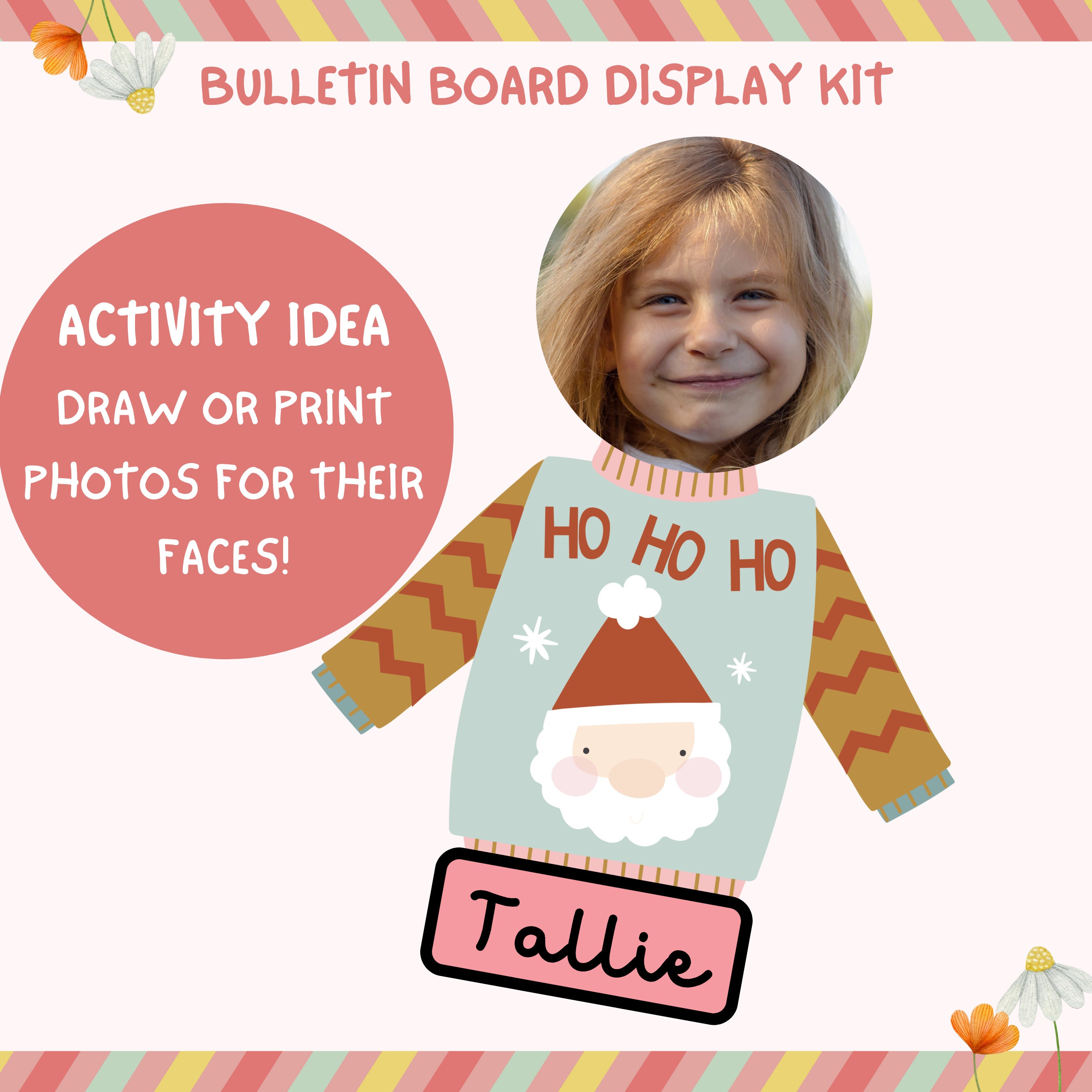 Sweater Weather Bulletin Board Kit December Christmas - Etsy