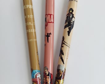 Anime Quotes Pen| Glitter Pen| Refillable Pen| Custom Design| Gel Pen| Manga