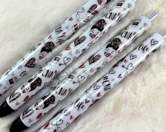 CNA Custom Pen| Nurse Custom Pen| Glitter Pen|  Refillable Pen| Custom Design| Gel Pen| Nurse Life| CNA Life