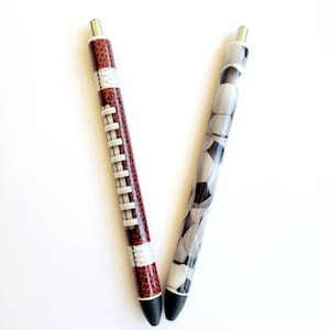 Sports Inspired Pen| Glitter Pen| Refillable Pen| Custom Design| Gel Pen|