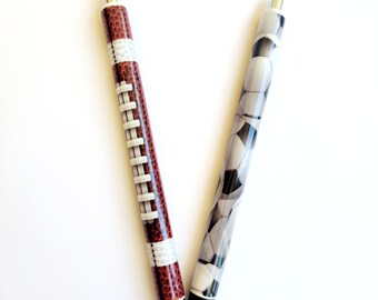 Sports Inspired Pen| Glitter Pen| Refillable Pen| Custom Design| Gel Pen|