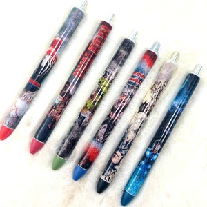 Movie Inspired Pen| Glitter Pen| Refillable Pen| Custom Design| Gel Pen|