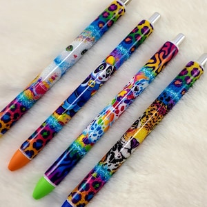 Custom LF Inspired Pen| Glitter Pen| Refillable Pen| Custom Design| Gel Pen|