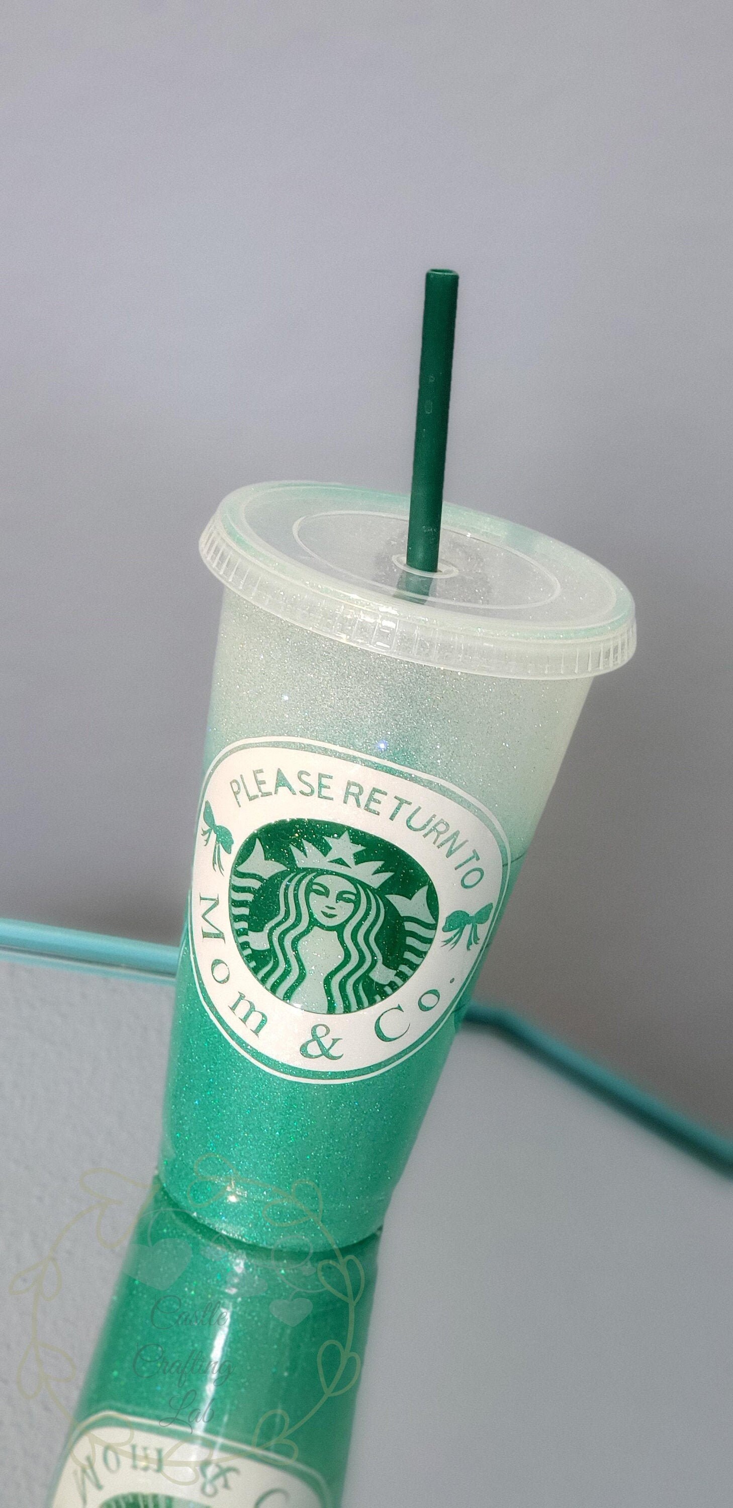 Tiffany Starbucks Cup/ Taza fría De Venti Starbucks / Glitter Etsy