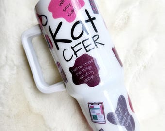 Custom Nurse Tumbler| Medical Field| Custom Tumbler| Custom Design| Medical Tumbler| Nurse gift| Scrub Life