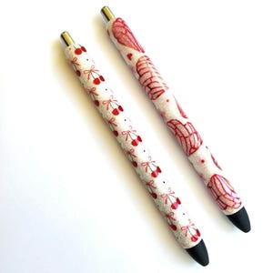 Coquette Custom Pen| Glitter Pen| Refillable Pen| Custom Design| Gel Pen|