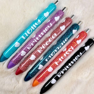 Caneta personalizada Glitter Dental| Caneta Glitter| Caneta recarregável| Design personalizado| Caneta Gel| Vida de higienista| Dentista| RDA| RDH