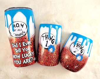 Mommy and me set| Mom gift| Mom life| Cartoons| Baby shower gift| Family Trip| Drip Tumblers