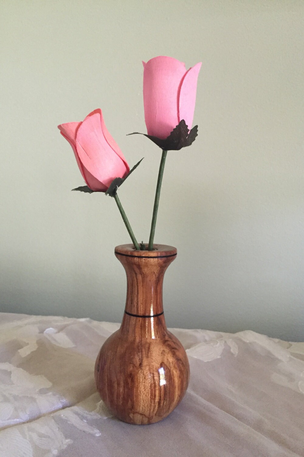 Bud Vases handmade from a variety of woods Etsy