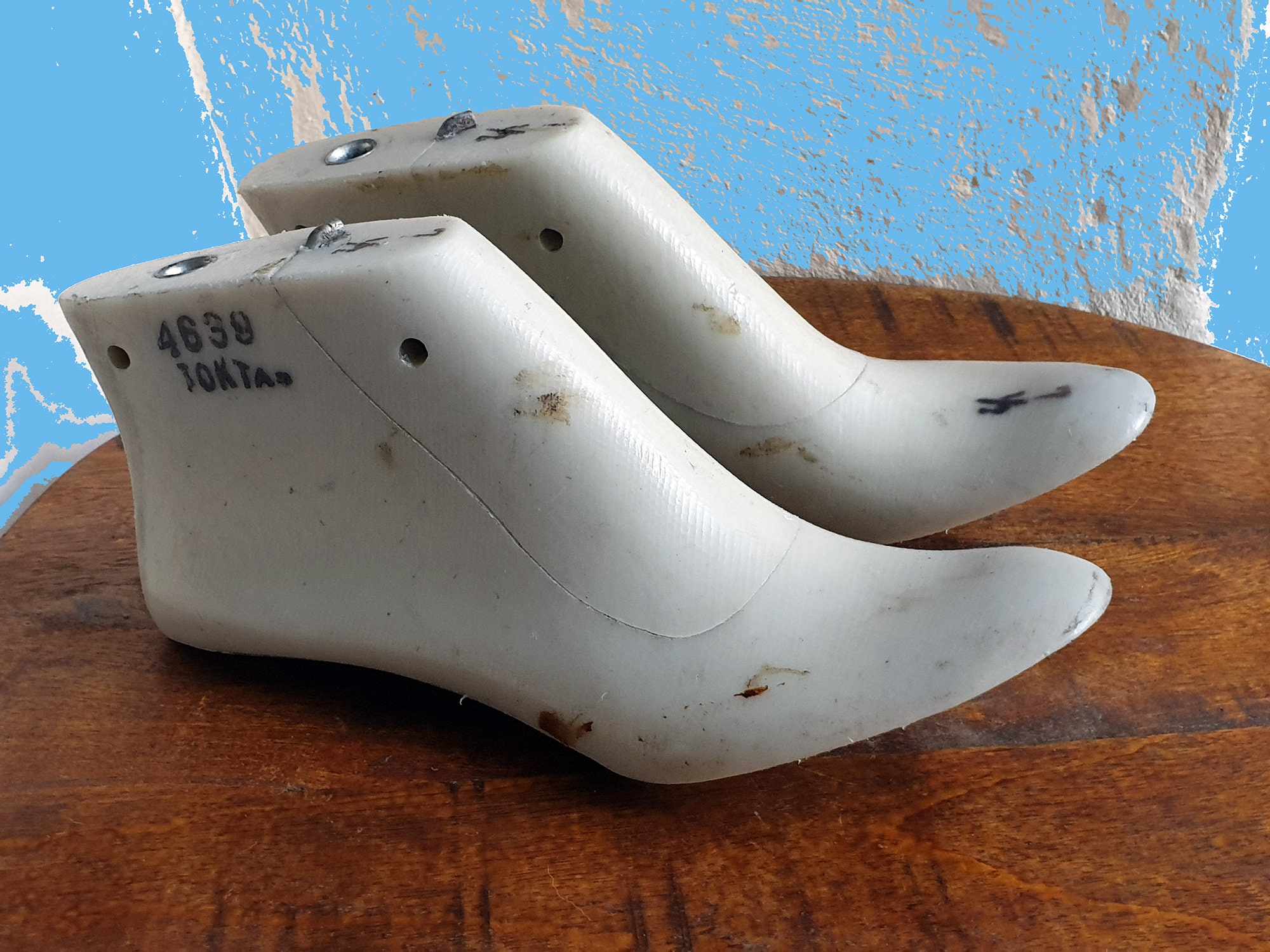 White plastic boot lasts shoe lastswomen shoe Etsy