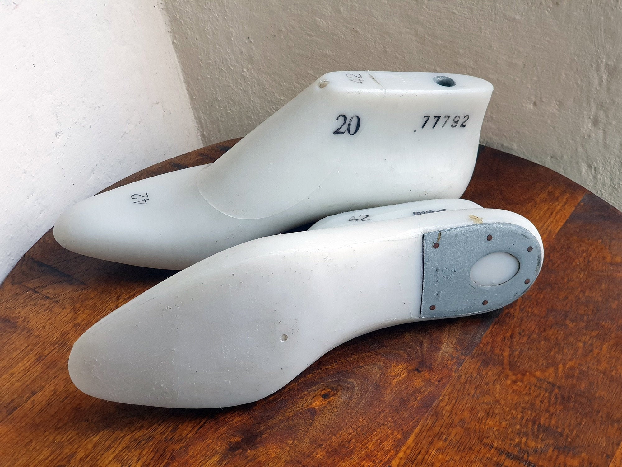 White plastic shoe lasts shoe lastswomen shoe Etsy