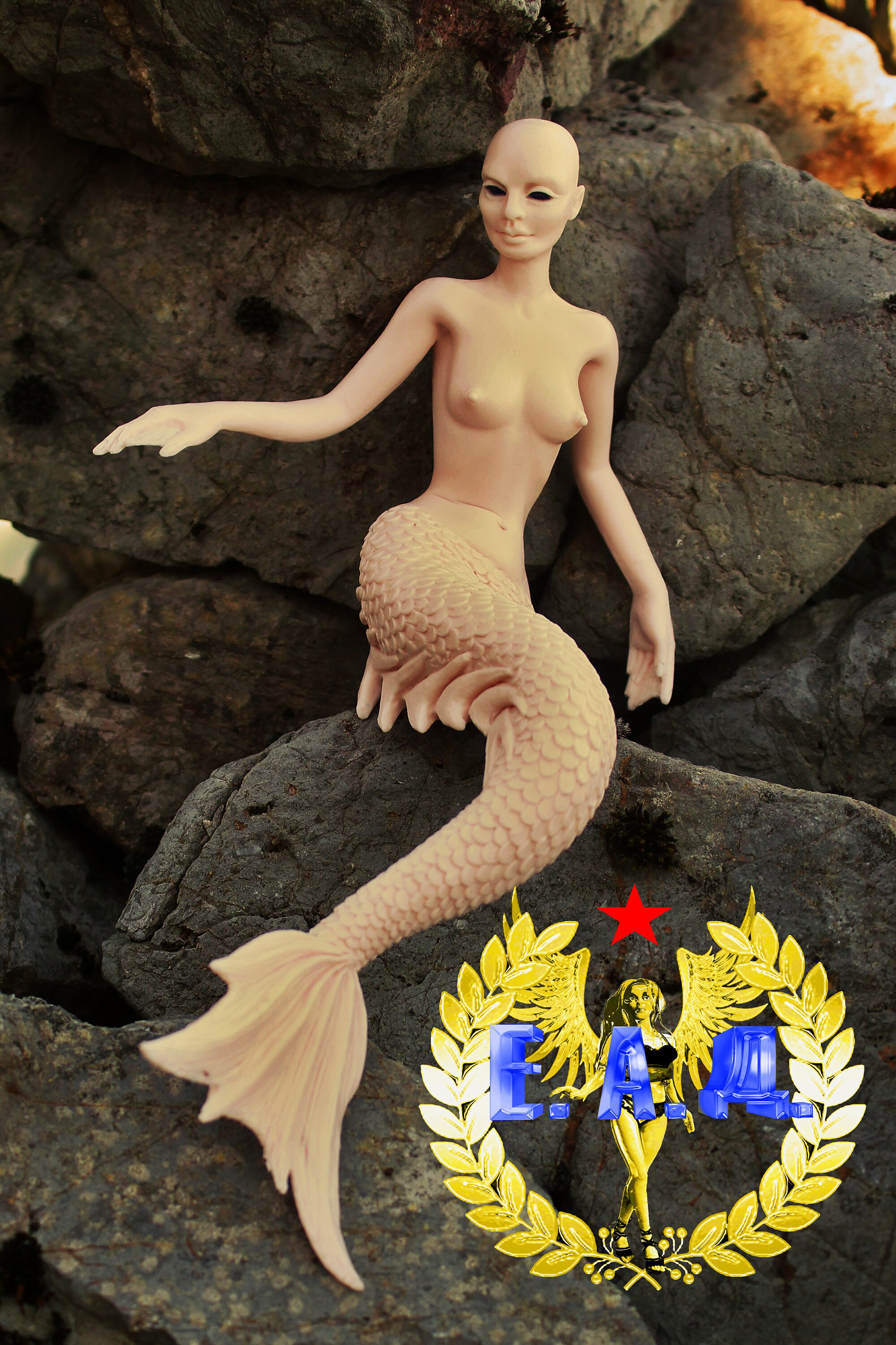 Real sales mermaid toy