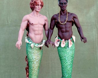 Artamonova dolls. TRITONS 1/8 (13.78"). Author's dolls handmade.