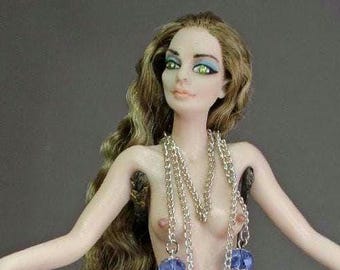 Artamonova dolls. Mermaid 1/8 (9,84"). Author's dolls handmade.
