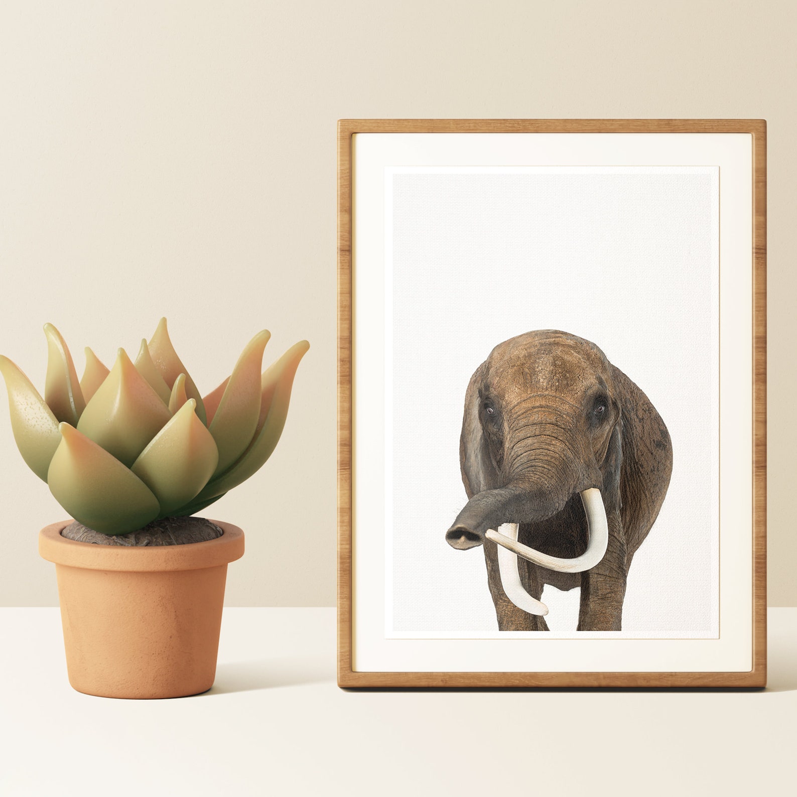 Large Elephant Print Elephant Wall Art Nursery Wall Art Etsy