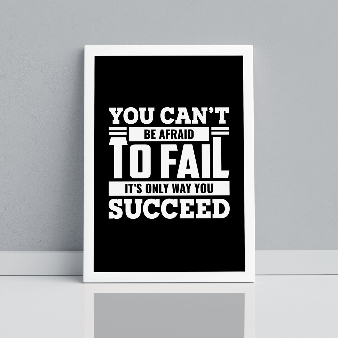 Printable Quotes Poster Motivational Wall Art Home &amp; Office - Etsy